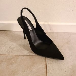 Steve Madden black slingback heels